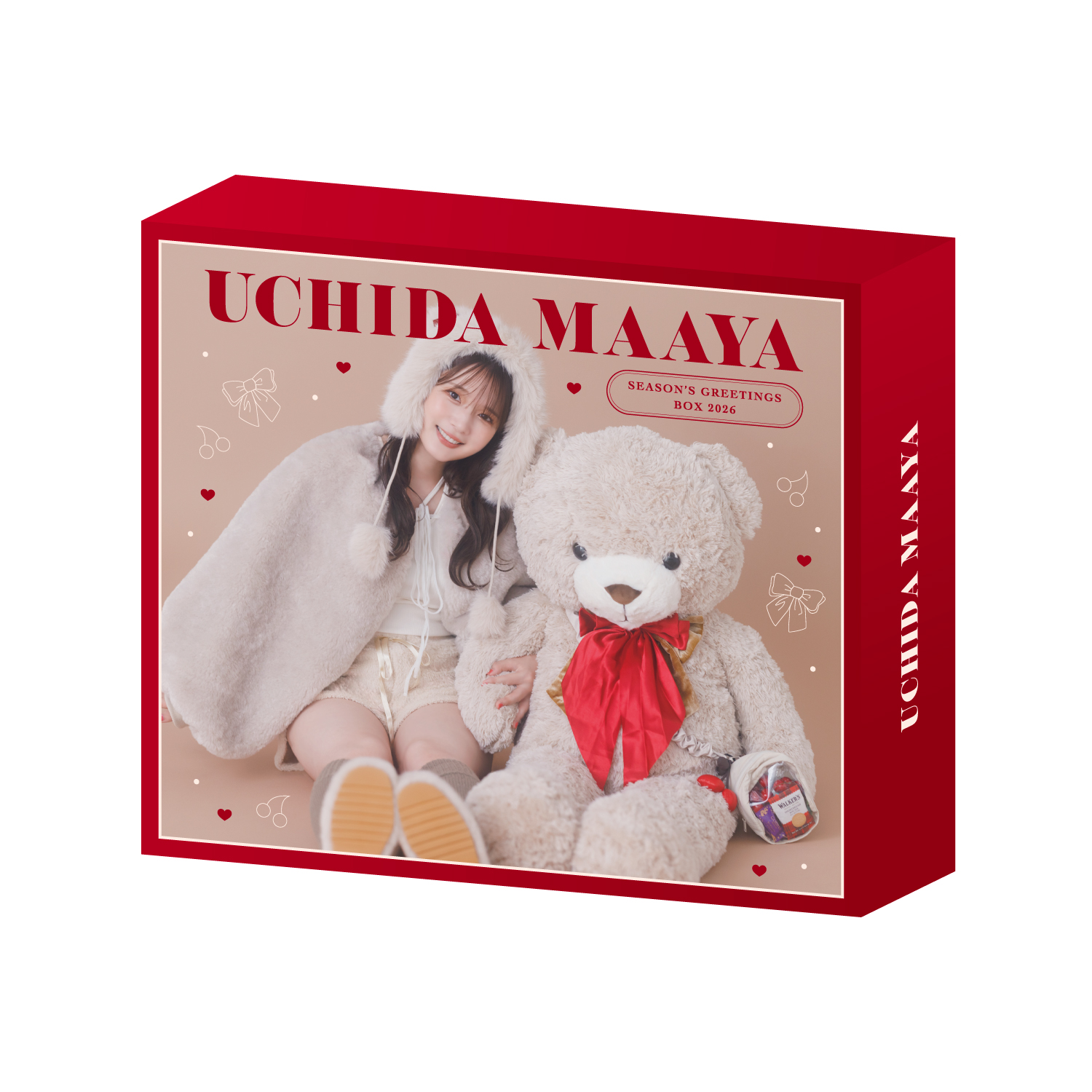 マニーコラージュベアーカレンダー 内田真礼 「UCHIDA MAAYA SEASONʼS GREETINGS BOX 2026」・「卓上